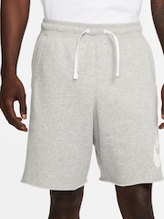 Nike Grey Club Alumni French Terry Shorts - Image 4 of 7