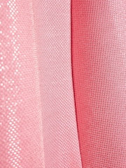 River Island Pink Glitter Bow Dress - Image 4 of 4