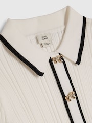River Island Cream Peplum Top & Kickflare Set - Image 4 of 4