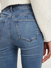 Dark Blue Push-Up Skinny Jeans - Image 5 of 6