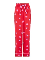 Pour Moi Red Luxe Woven Twill Pyjamas Set - Image 8 of 8
