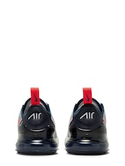 Nike Grey/Red Air Max 270 Junior Trainers - Image 6 of 10