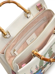 Radley London Medium The Rhs Collection 24 Zip Top Multiway White Bag - Image 4 of 4