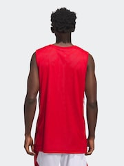 adidas Red 3G Speed Reversible Basketball Aeroready Tank Top - Image 2 of 7