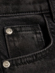 River Island Black Hotfix Angel Wing Straight Lega Jeans - Image 4 of 4