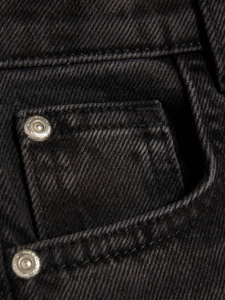 River Island Black Hotfix Angel Wing Straight Lega Jeans - Image 4 of 4 River Island Black Hotfix Angel Wing Straight Lega Jeans - Image 4 of 4