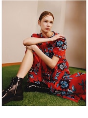 AllSaints Black Katy Ankle Calf Boots - Image 2 of 3