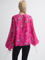 Florere Sheer Floral Top - Image 4 of 5