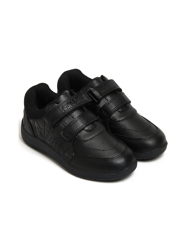 Character Black Spider-Man Boys School Shoes - Image 3 of 5
