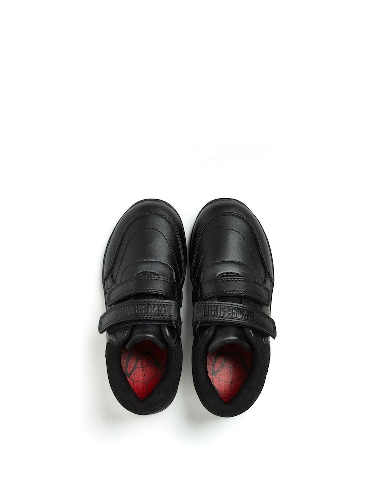 Character Black Spider-Man Boys School Shoes - Image 4 of 5