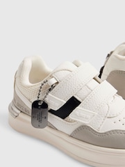River Island White Block Touch And Close Fastening Trainers - Image 5 of 5