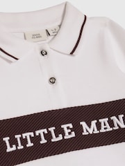River Island Little Man topiņš ar rāvējslēdzēju un sporta biksīšu komplekts - Attēls 4 no 5
