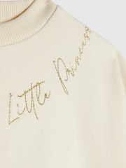 River Island Cream Tulle Bow Top & Leggings Set - Image 3 of 4