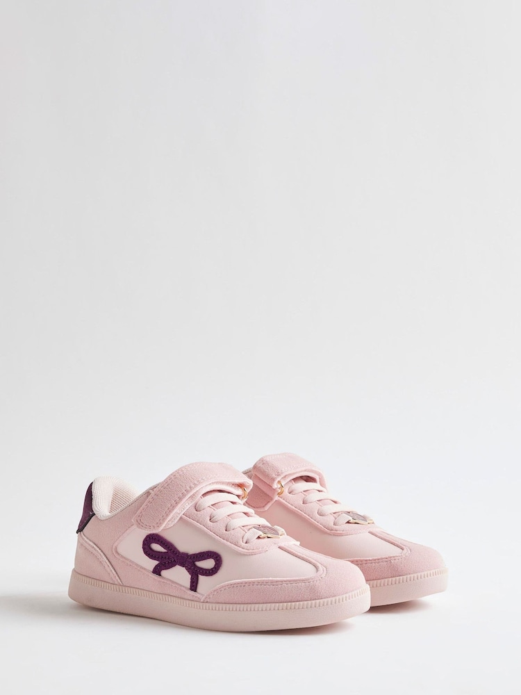 River Island Pink Velcro Trainers - Image 2 of 5 River Island Pink Velcro Trainers - Image 2 of 5