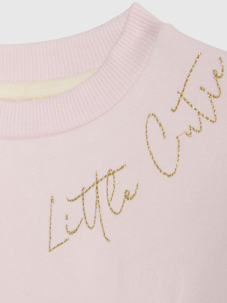 River Island Pink Tulle Bow Top & Leggings Set - Image 4 of 4 River Island Pink Tulle Bow Top & Leggings Set - Image 4 of 4
