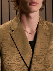 Gold EDIT Relaxed Leopard Print Tuxedo Blazer - Image 5 of 13