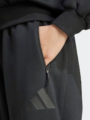 adidas Black Z.N.E. Barrel Tracksuit Bottoms - Image 4 of 7