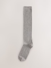 Grey Modal Blend Knee High Socks 2 Pack - Image 4 of 7
