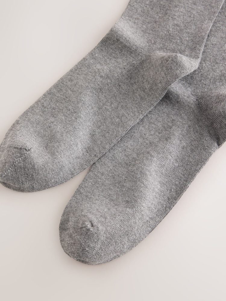 Grey Modal Blend Knee High Socks 2 Pack - Image 7 of 7