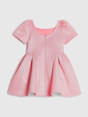 River Island Pink Glitter Bow Dress - Image 2 of 4