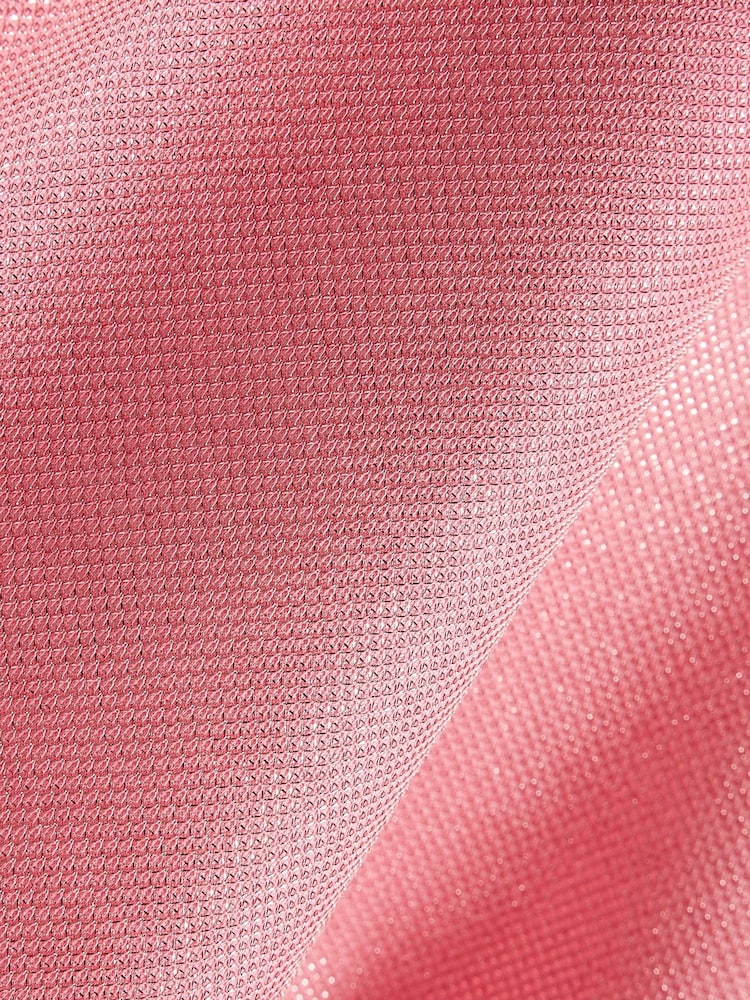 River Island Pink Glitter Bow Dress - Image 4 of 4 River Island Pink Glitter Bow Dress - Image 4 of 4