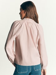 Boden Pink Erica Frill Cord Top - Image 3 of 5