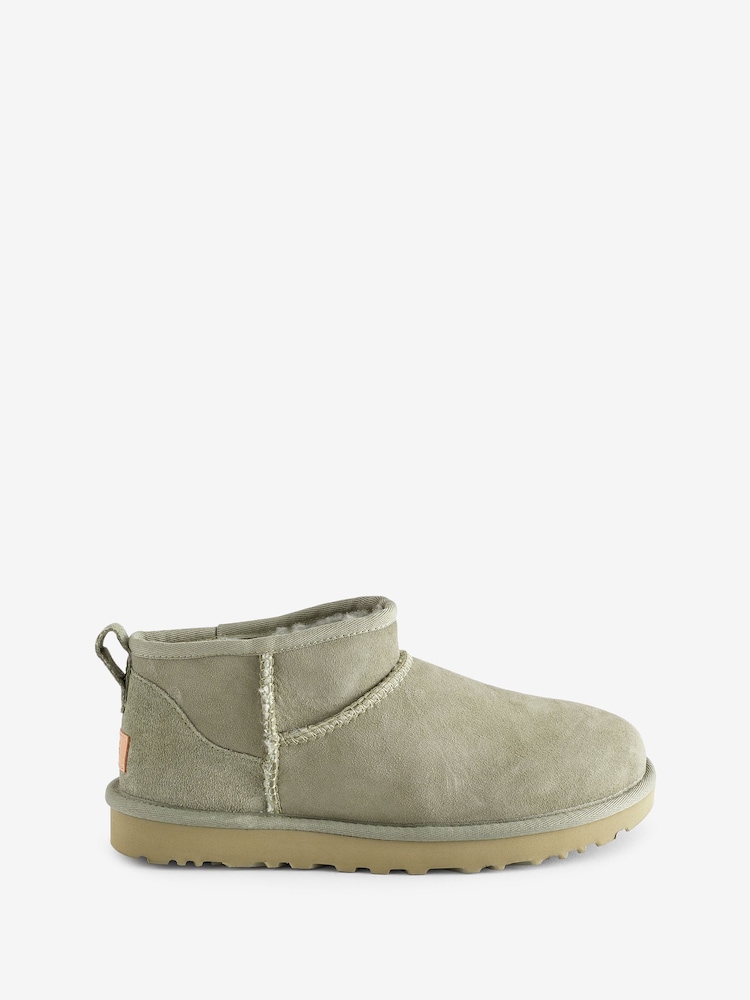 UGG Green Ultra Mini Classic Boots - Image 1 of 6