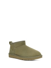 UGG Green Ultra Mini Classic Boots - Image 3 of 6