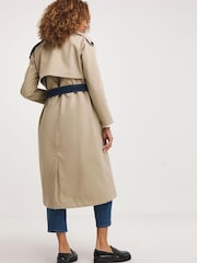 JD Williams Natural Contrast Trench Coat - Image 2 of 4