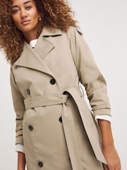 JD Williams Natural Contrast Trench Coat - Image 4 of 4