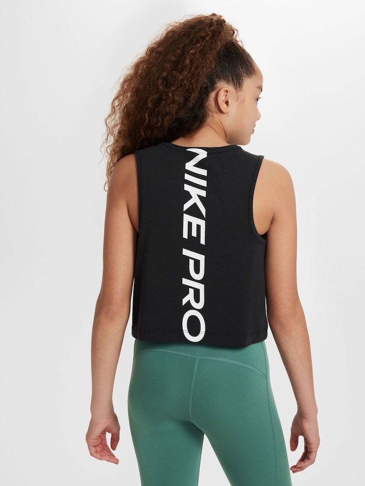 Nike Black Pro Dri-FIT Vest Top - Image 2 of 5
