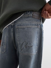 River Island Washed Blue Loose Fit Jeans - Image 2 of 4
