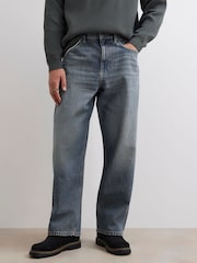 River Island Washed Blue Loose Fit Jeans - Image 3 of 4