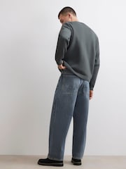 River Island Washed Blue Loose Fit Jeans - Image 4 of 4