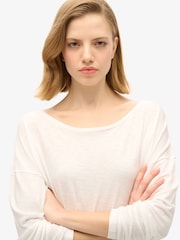 Superdry Optic Long Sleeve Jersey Top - Image 4 of 6
