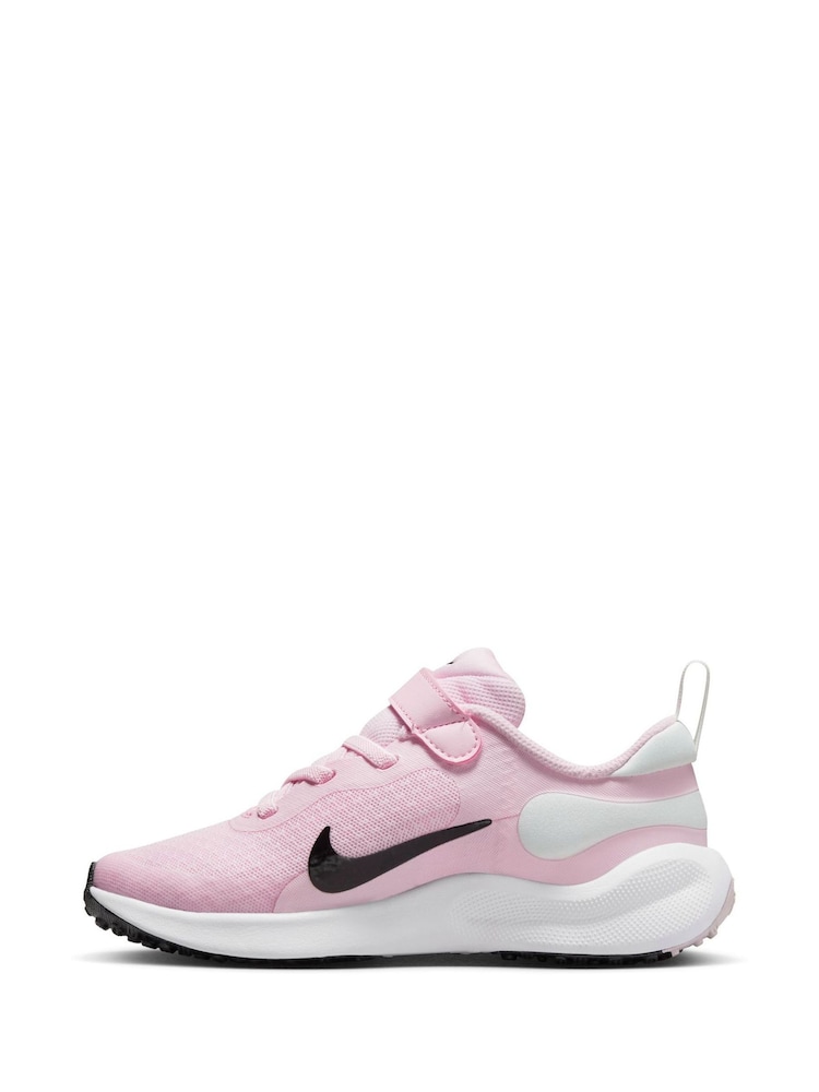 Nike Pink Junior Revolution 7 Trainers - Image 2 of 10