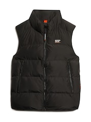 Superdry Black Sports Puffer Gilet - Image 3 of 5