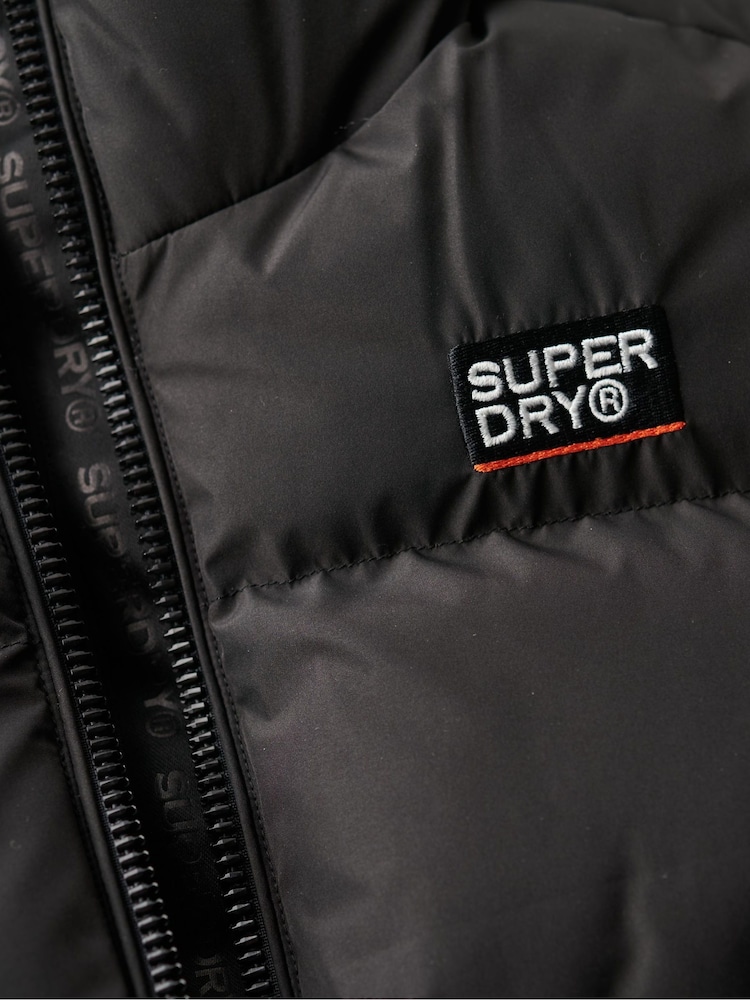 Superdry Black Sports Puffer Gilet - Image 5 of 5