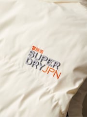 Superdry Off White Sports Puffer Gilet - Image 6 of 7