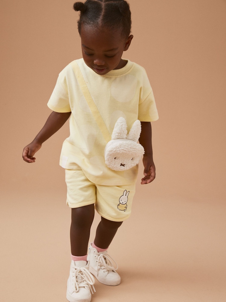 Rumena - Miffy Komplet torbe majica in kratkih hlač (3mths-7yrs) - Slika 2 iz 7 Rumena - Miffy Komplet torbe majica in kratkih hlač (3mths-7yrs) - Slika 2 iz 7