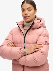Superdry Ash Rose Hooded Sports Puffer Jacket - Image 2 of 8