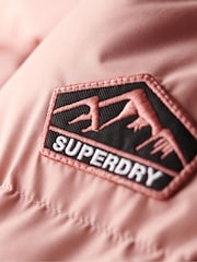 Superdry Ash Rose Hooded Sports Puffer Jacket - Image 8 of 8
