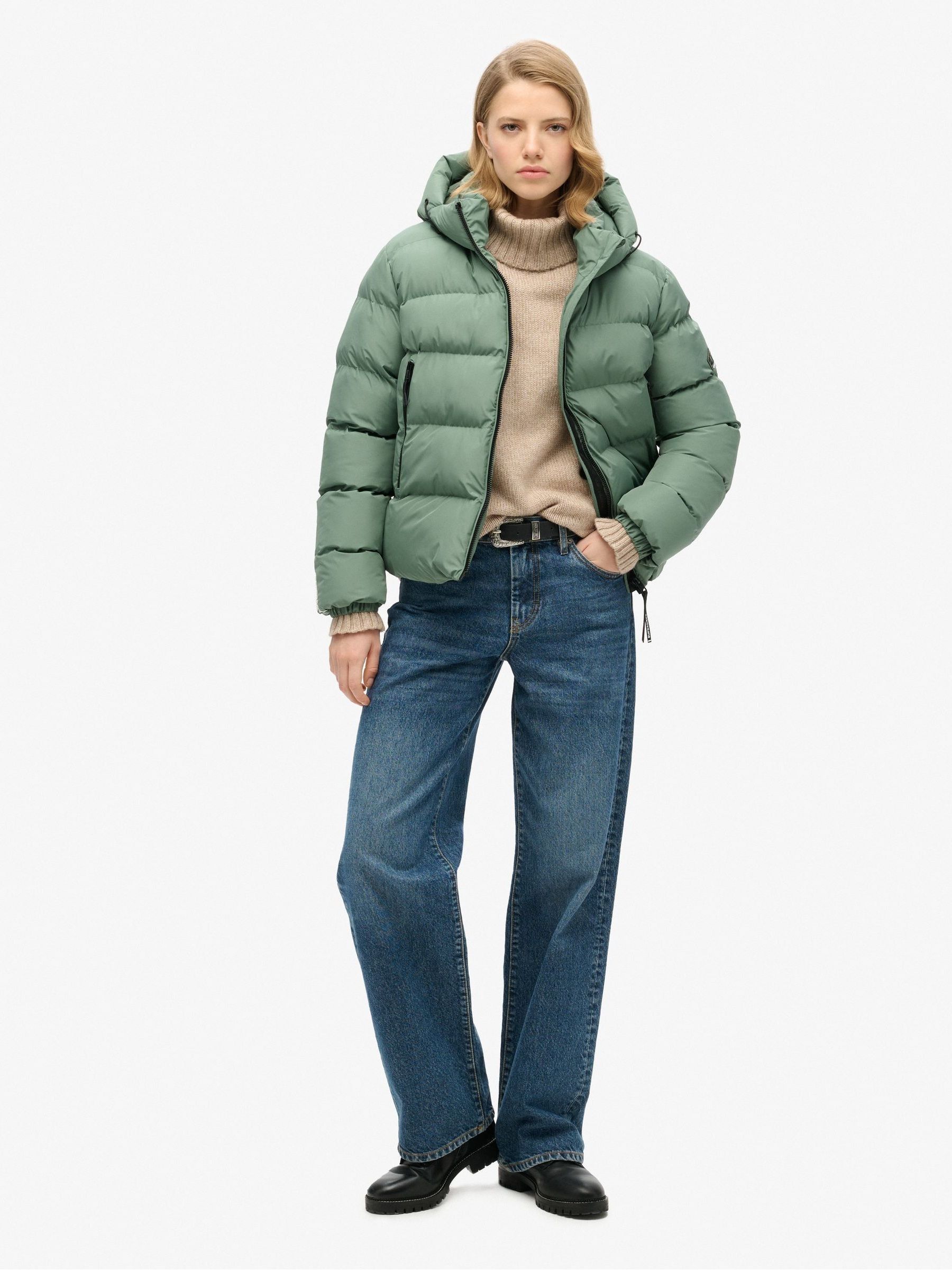 Superdry khaki jacket womens outlet
