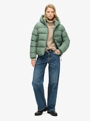 Superdry Sports Puffer-Jacke mit Kapuze - Bild 5 von 10