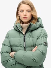 Superdry Sports Puffer-Jacke mit Kapuze - Bild 7 von 10