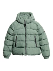 Superdry Sports Puffer-Jacke mit Kapuze - Bild 8 von 10