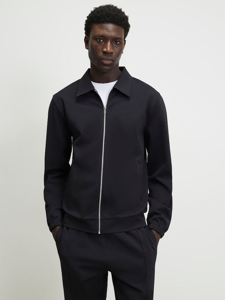 River Island Slim Fit Interlock Shacket - Imagen 1 de 4