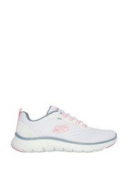 Skechers White Flex Appeal 5.0 Trainers - Image 2 of 5