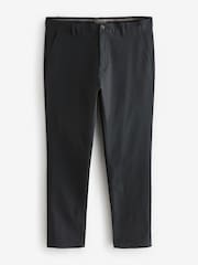Grey Charcoal Slim Fit Stretch Chinos Trousers - Image 6 of 9