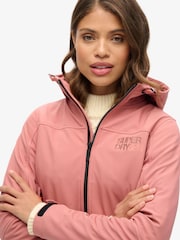 Superdry Withered Rose Hooded Soft Shell Trekker Jacket - Image 2 of 5
